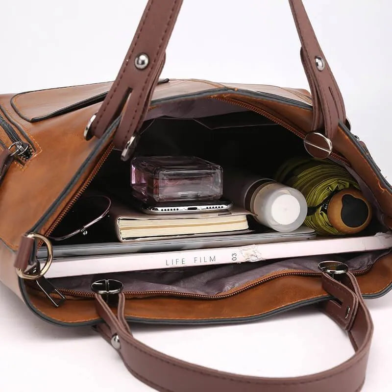 Maelis™ – Leather Shoulder Bag