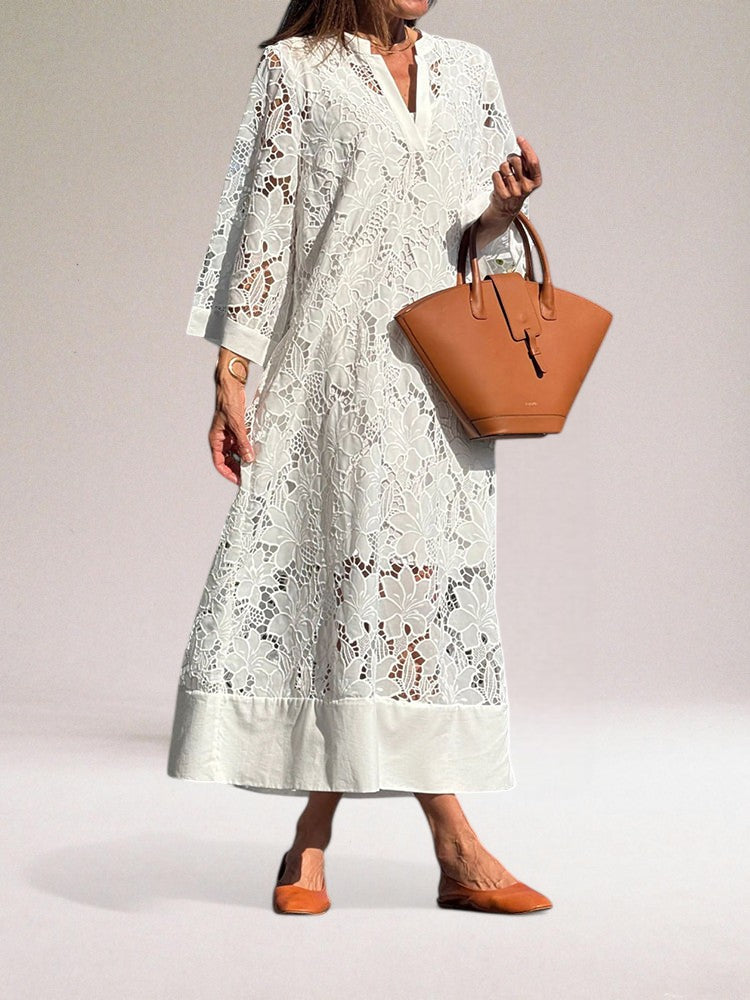 Chelsea™ | Luxury Lace Maxi Dress