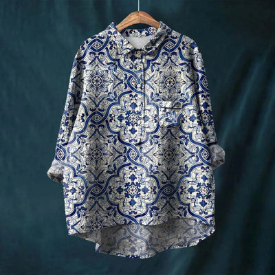Dianne | Elegant Floral Shirt