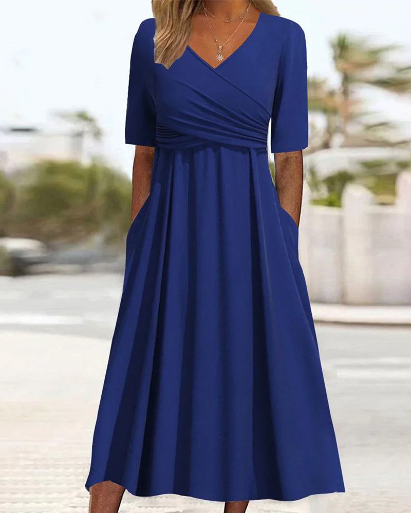 Maxine™ | Cotton Crossover Dress